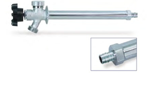 Multi Turn Frost Free Sillcock w/ Vac Break Lead Free - Crimp Pex - F1960
■ Anti-Siphon Vacuum Breaker and Internal Check Valve, Prevent Backflow
■ Durable Chrome-Plated Body Offers Superior Corrosion Resistance
■ Extended-Hub Handwheel Allows for Easy