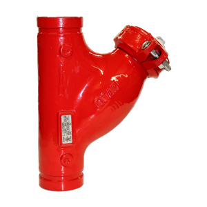 Fire protection wye strainer, y-strainer