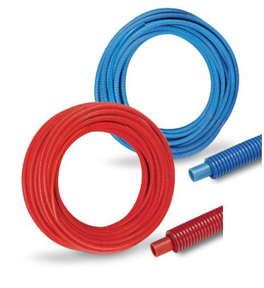 Pre-Sleeved PEX Pipe; coil view.