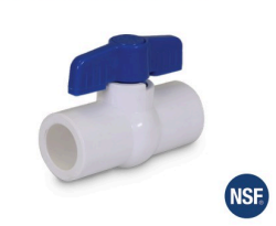 PVC Ball Valve - NSF Approved Sch. 40 Solvent