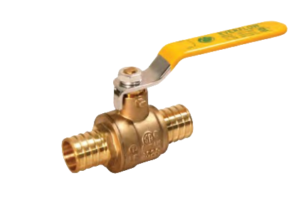 CSA Certified • Lead Free • Full Port • 600 WOG 
■ Dezincification Resistant (DZR) Lead Free Brass Material 
■ Pex Ends Conform to ASTM F1807 
■ Blow Out Proof Stem Design 
■ Stainless Steel Ball 
■ Vinyl Grip Lever Handle 
■ 600 psi (WOG) 150 psi (WSP) S