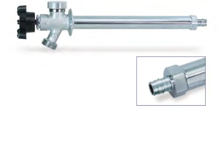 Multi Turn Frost Free Sillcock w/ Vac Break Lead Free - Crimp Pex - F1960

■ Anti-Siphon Vacuum Breaker and Internal Check Valve, Prevent Backflow

■ Durable Chrome-Plated Body Offers Superior Corrosion Resistance

■ Extended-Hub Handwheel Allows for Easy