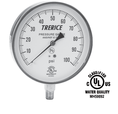 stainless steel pressure gauge
