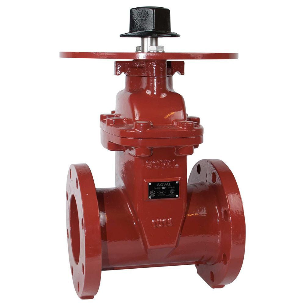 802IP Series - Ductile Iron UL/FM, Flanged Post Indicator Valve