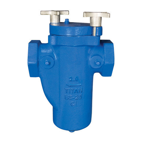 Titan Flow Control BS25-CI threaded cast iron simplex basket strainer