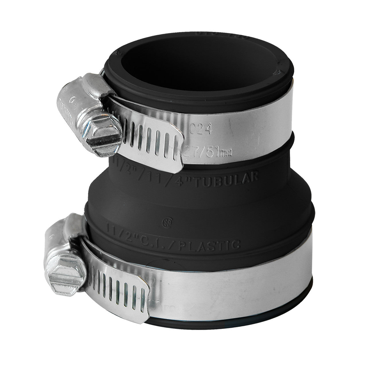 1-1/2" X 1-1/4" DRAIN/TRAP TUBULAR CONNECTOR