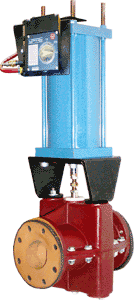 The Enclosed Body Control Valve – Series 2400 is a completely enclosed, actuated control valve. Its reliable, maintenance-free design is perfectly suited for tough slurries, abrasives, and corrosive chemical applications. Available in double-acting, fail-