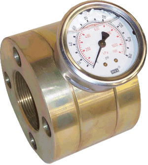 Series TPS/WPS pressure sensors provide the ideal method of protecting pressure measurement and control instruments in process lines.  The full port flow- through design is self-cleaning, eliminating the problem of seal cavity blockage that is common with
