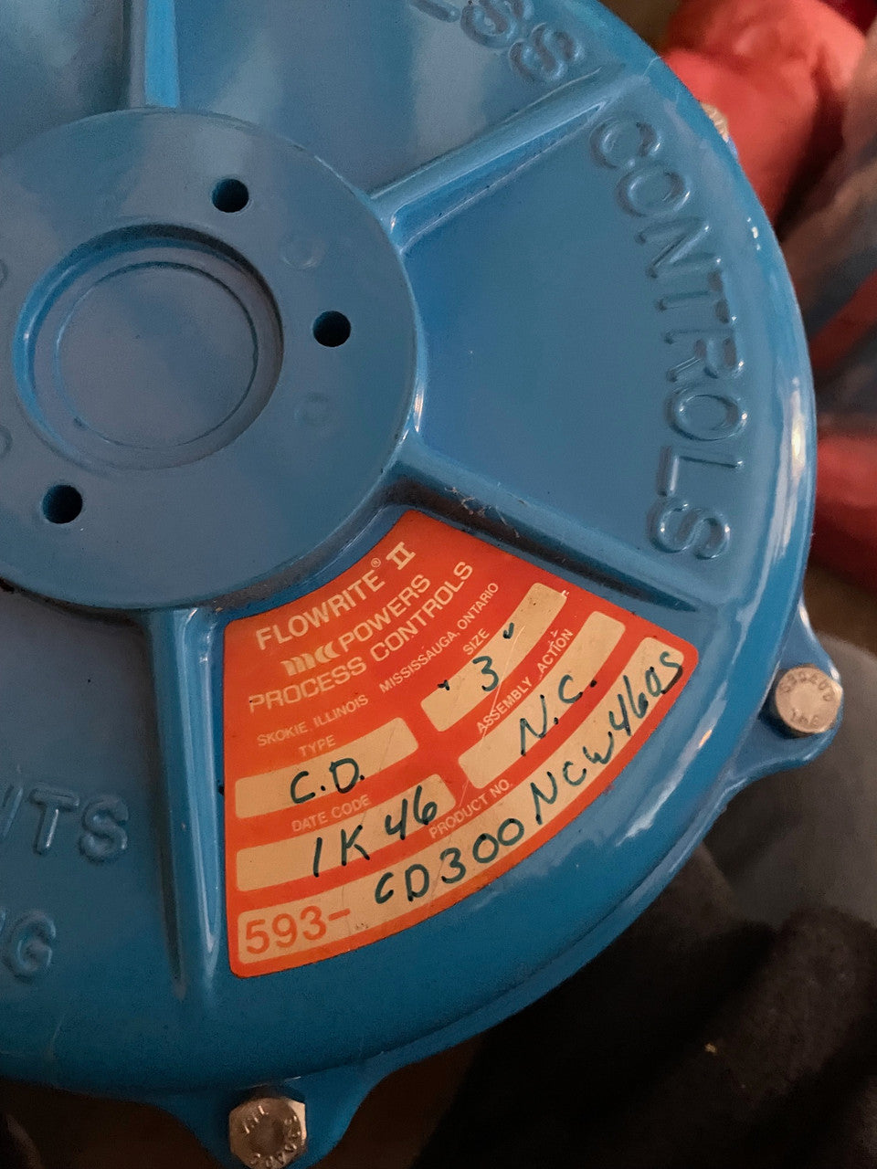 actuator water and steam valve