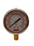 2.5 inch Liquid Filled Gauge -  Raven