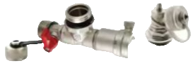 Pex Manifold Air Vent Drain Valve &  Drain Valve End Piece