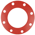 Red rubber full face gasket