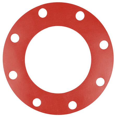 Red rubber full face gasket