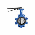 Titan wafer butterfly valve with nickel plater disc and Buna-N seat