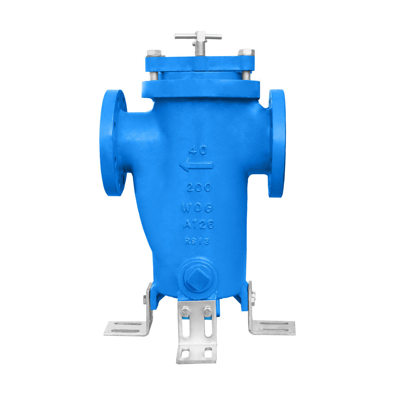 Titan flow control Basket Strainer -Cast Iron - Flanged- CL 125