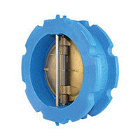 Ductile iron dual disc check valve