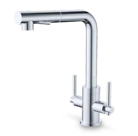 Tavo Two Handle Pull Out Kitchen Faucet