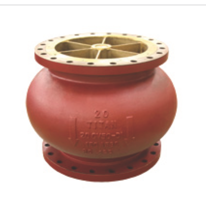 Check Valve Globe Style -Center Guide, Alum-Bronze Seat & Disc Titan DI