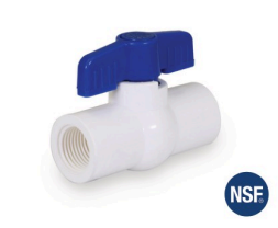PVC Ball Valve NSF Approved - Sch. 40 Threaded