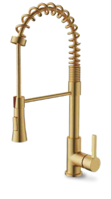Tavo Single Handle Spring Neck Kitchen Faucet