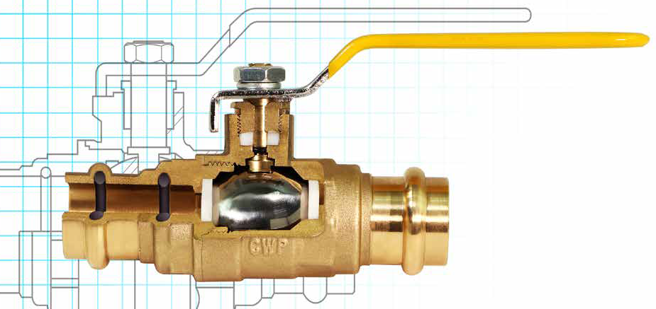 Double O-Ring Propress / Press Fit Ball Valve - Everflow