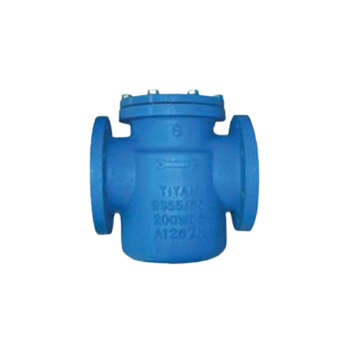 Titan flow control Basket Strainer in cast iron with bolted cover