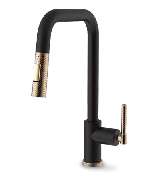 Rivo Single Handle Square Spout Kitchen Faucet